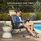 Best Choice Products Oversized Padded Zero Gravity Chair, Folding Outdoor Patio Recliner w/ Side Tray